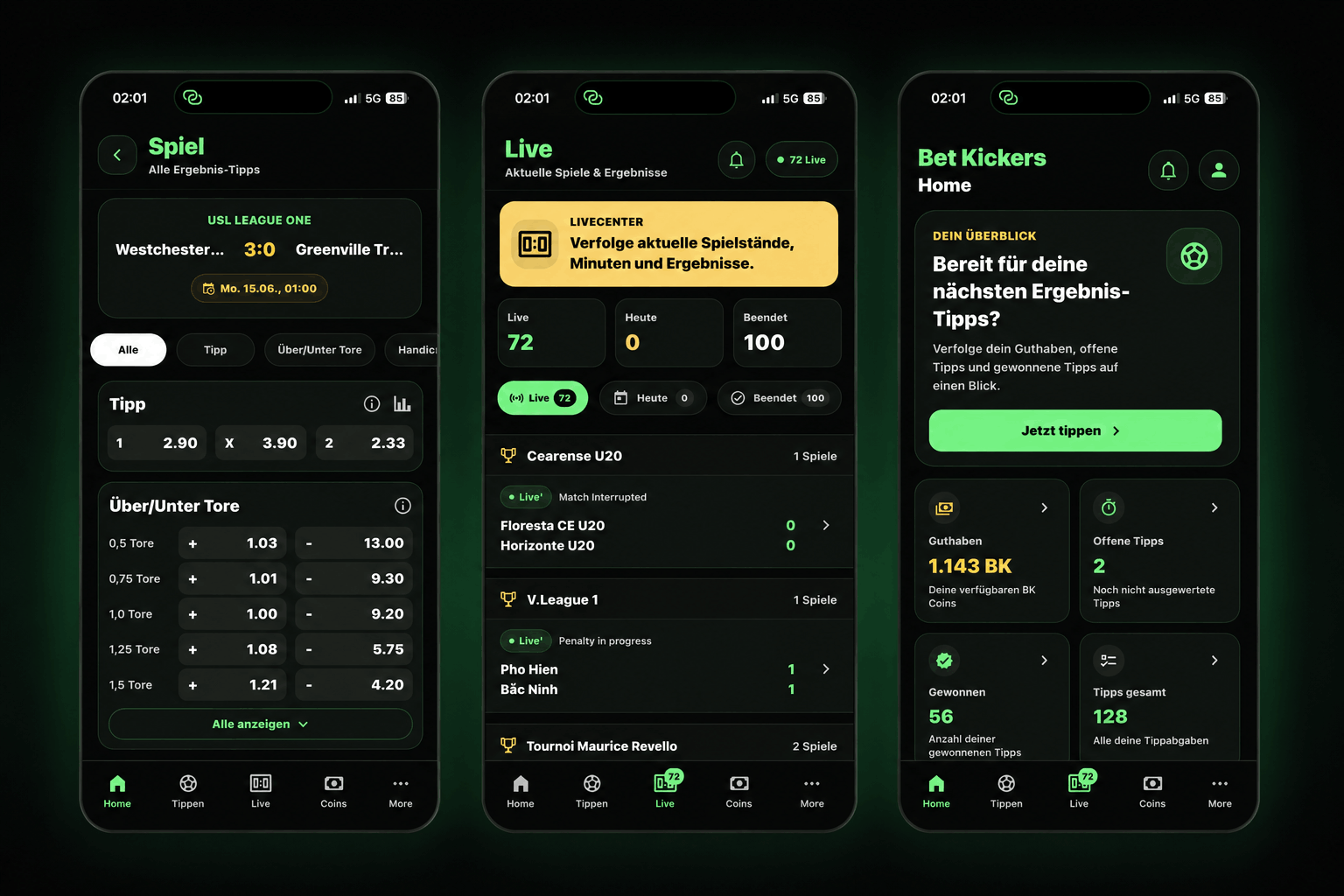 Bet Kickers Sport-Tippspiel